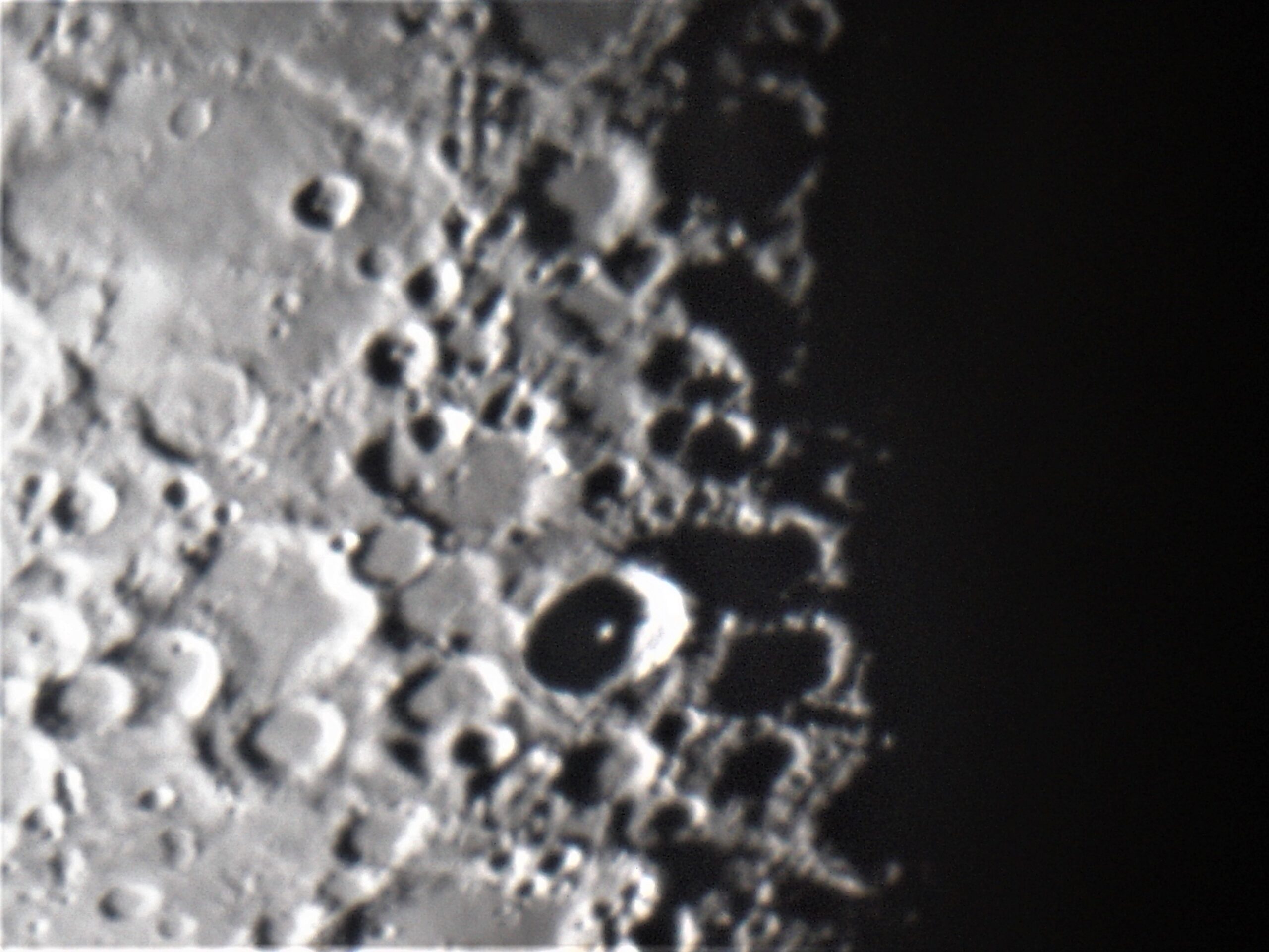 Imagen de la Luna en fase